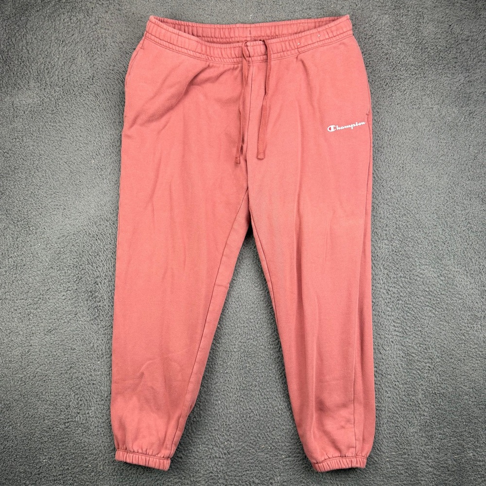 Champion Mens Authentic Athleticwear Jogger Sweatpants Terracotta Red Large